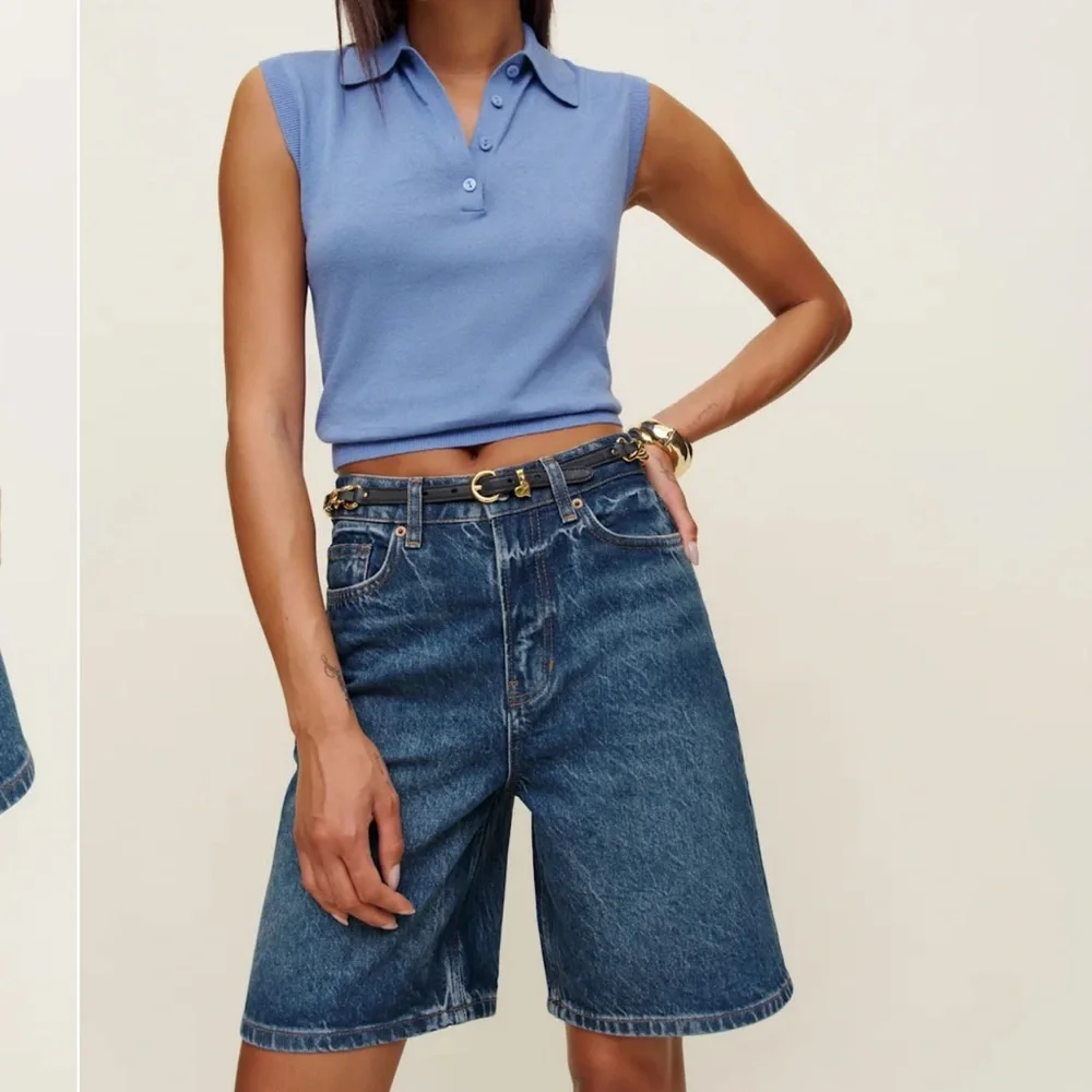 Reformation NWT Blue Denim Jean Shorts